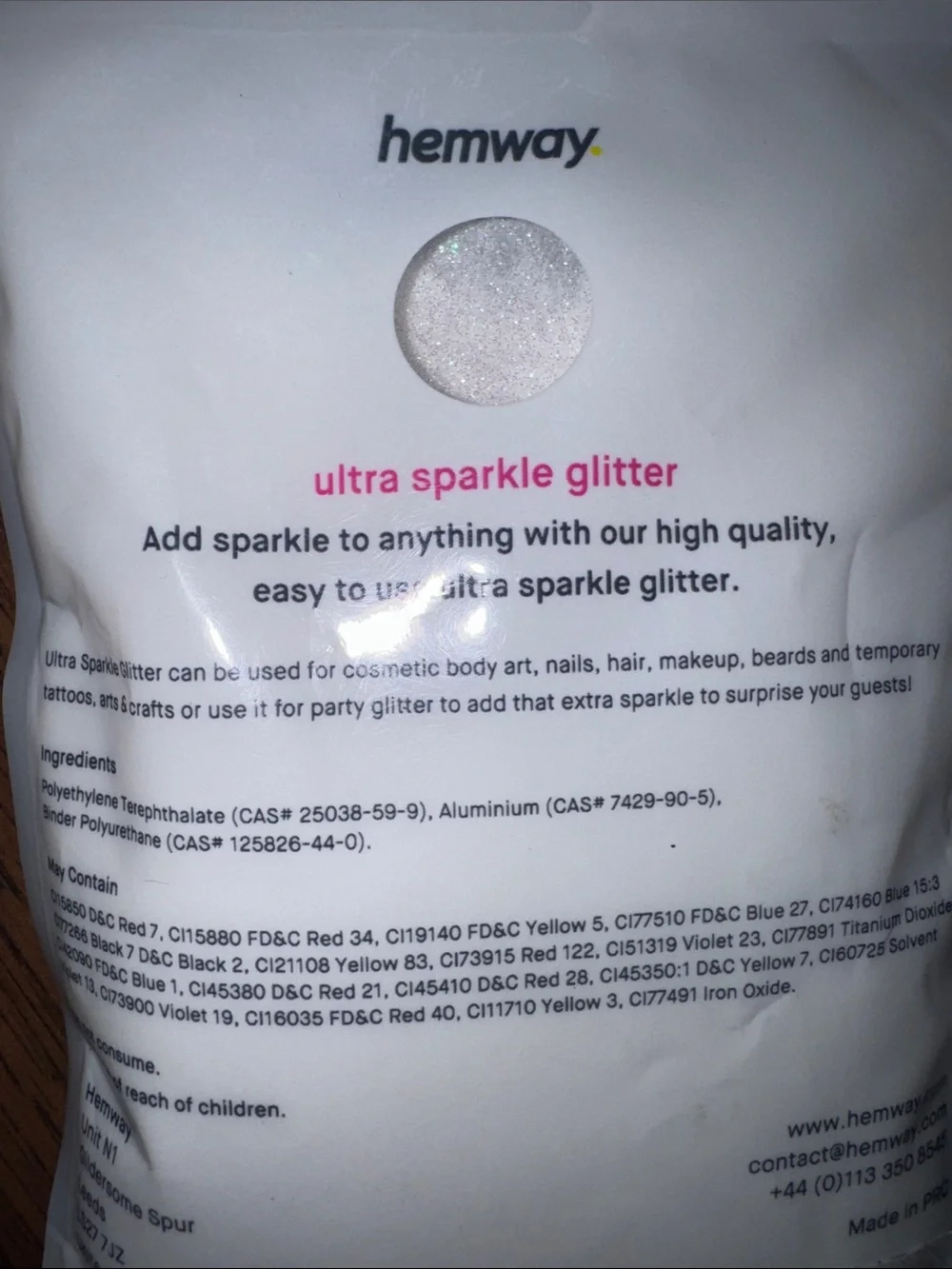 Ultra Sparkle Glitter - Unicorn Pink C1.B.4LB